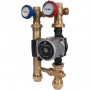 Группа насосная для твердотопливных котлов 1' с насосом STOUT Grundfos UPSO 25-65 в теплоизоляции