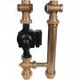 Группа насосная для твердотопливных котлов 1' с насосом STOUT Grundfos UPSO 25-65 в теплоизоляции