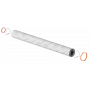 Удлинение коаксиальное KRATS D60/100 L1000 мм алюминий