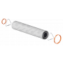 Удлинение коаксиальное KRATS D60/100 L500 мм алюминий