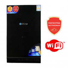 Котел газовый 24кВт с DN.ru Wi-Fi двухконтурный GB24CD-B настенный, черного цвета
