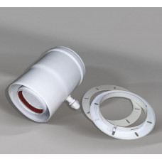 Адаптер начальный вертикальный коаксиальный Baxi d60/100 мм с коненсатоотводчиком для котлов ECO Classic / ECO Nova