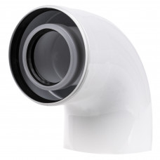 Отвод 90 гр коаксиальный Royal Thermo d 60/100