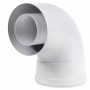 Отвод 90 гр коаксиальный Royal Thermo d 60/100