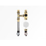 Группа насосная Gidruss NGSS-25CTS G 1' термостатический см ситель KVs 2.5, 20-43 град., краны с термометрами