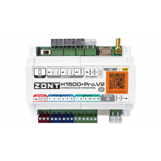 Контроллер ZONT H1500+ Pro.V2 универсальный GSM (4G), Wi-Fi, Ethernet
