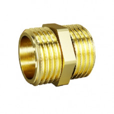 Ниппель DN15 (1/2") НР/НР латунь