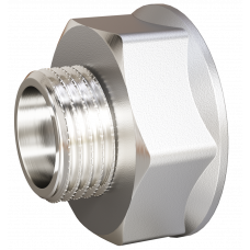 Переход LD Pride DN50х40 (2"ВР х 1 1/2"НР) латунь никель