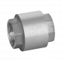 Клапан обратный с латунным золотником 1", никелированный Kromwell