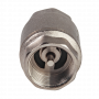 Клапан обратный с латунным золотником 1 1/4", никелированный Kromwell