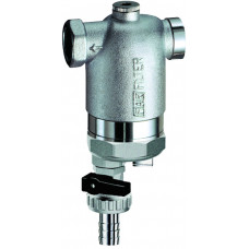 Фильтр 1/2", ВР-ВР, 100 мкм, с магнитной вставкой, под манометр, Tmax: 95 °С, 25 бар FAR