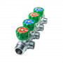 Коллектор регулирующий 3/4", ВР-НР, 4 отвода 1/2", НР, межосевое 45 мм FAR
