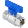 Кран шаровой FAR 3/4", ВР, син. бабочка, хром