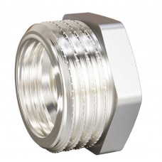 Футорка Pride DN50х32, 2"НР х 1 1/4" ВР, латунь никель LD