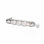 Коллекторный блок с расходомерами и термостатическими клапанами 1"x3/4"EU x4, в комплекте ручн.воздухоотводчик, сливн.кран