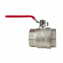 Кран шаровой Kromwell 2", ВР, красн. рычаг, никель