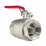 Кран шаровой Kromwell 2", ВР, красн. рычаг, никель