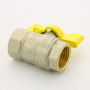 Кран шаровой LD Pride 3/4", ВР-НР, черн. бабочка, никель