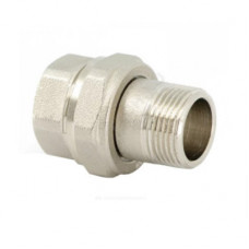 Сгон разъемный (американка) DN32 (1 1/4") ВР/НР латунь никель