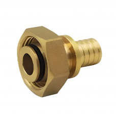 Муфта 20x3/4"EK с накидной гайкой, аксиальная, Kromwell