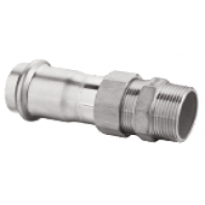 Муфта-пресс НР 18x1/2" разборная, нержавеющая сталь, Kromwell