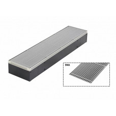 Конвектор медно-алюминиевый внутрипольный Mini Canal с решеткой SNA H09 L100 T26 JagaRus