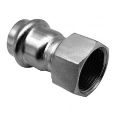 Муфта-пресс ВР 22x1/2", нержавеющая сталь, Kromwell