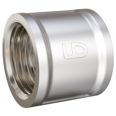 Муфта LD Pride DN32 (1 1/4") ВР латунь никель